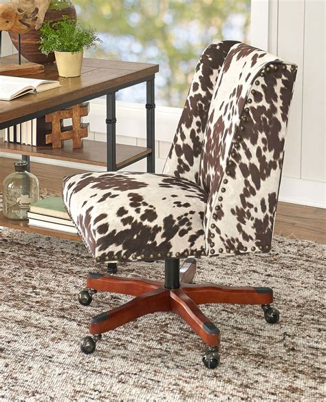 cowhide swivel chair|Amazon.com: Cowhide Office Chairs.